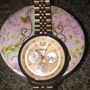 FOSSIL Watch, ROSE GOLD